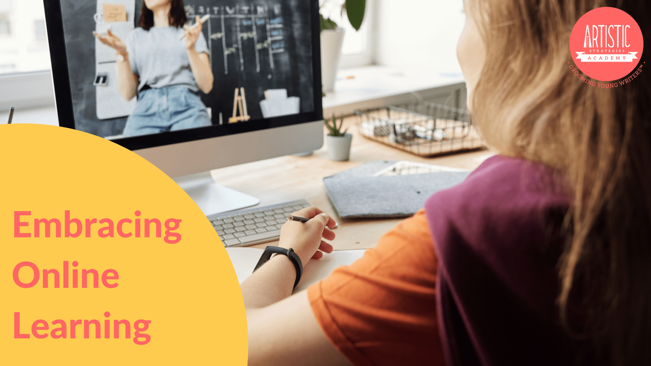 Embracing online learning banner